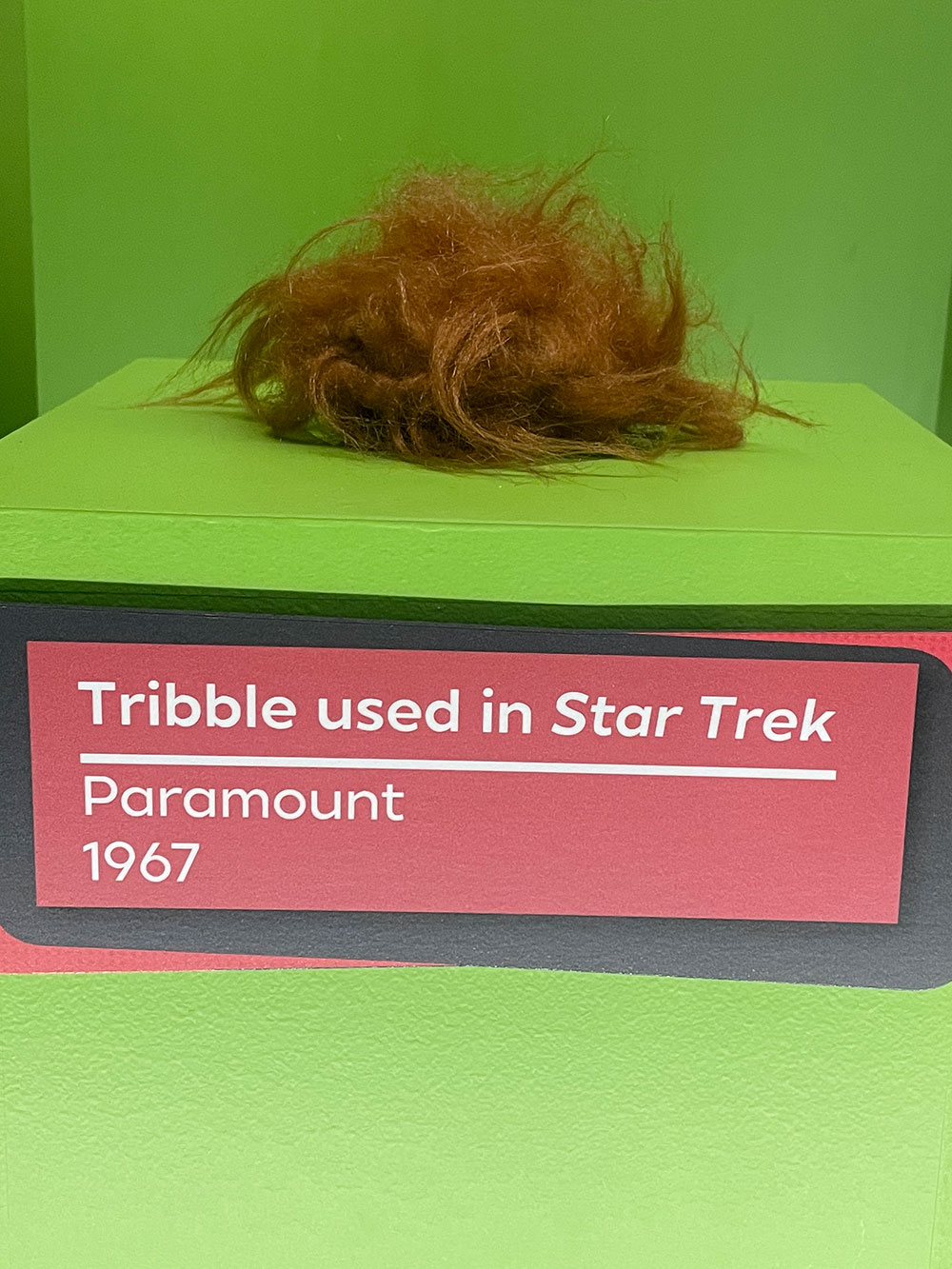 Tribble prop, Star Trek 